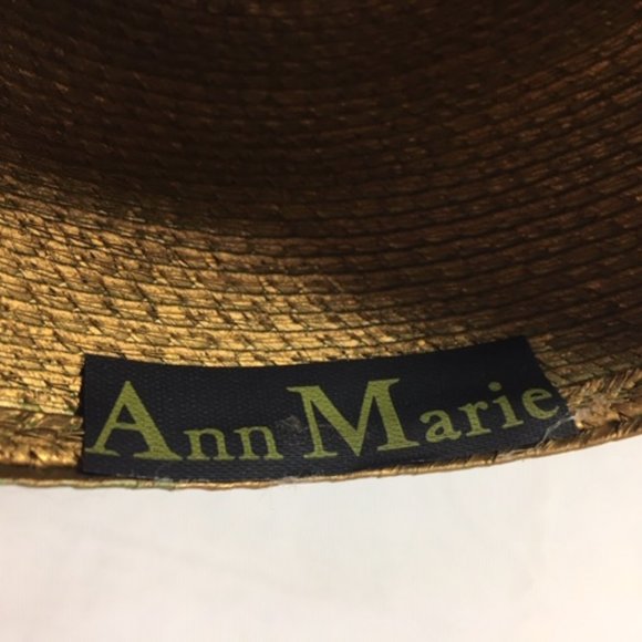 VTG Gold Fancy Doll Mannequin Stuffed Animal Derby Hat by Ann Marie Small - Picture 12 of 14